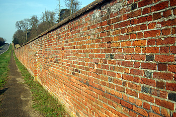 Woburn Park wall in Crawley Road March 2012